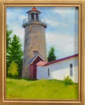 Todd Bonita - “Monhegan Light House Oil Study”   