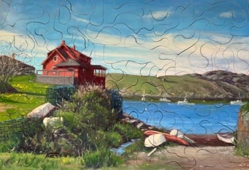 Hill & Clapp -The Red House on a Summer Day