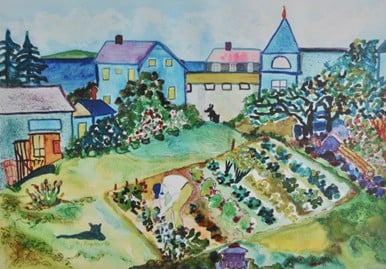 Norma Kaplis - Monhegan Gardener